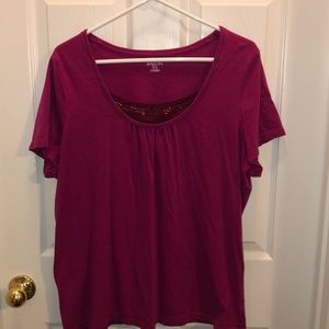 3/$15 Magenta casual shirt.  Cute, loose fit.